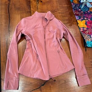 Lululemon define jacket, color Brier Rose, size 8